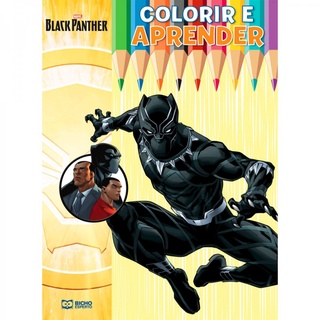 Colorir e Aprender Marvel - Pantera Negra