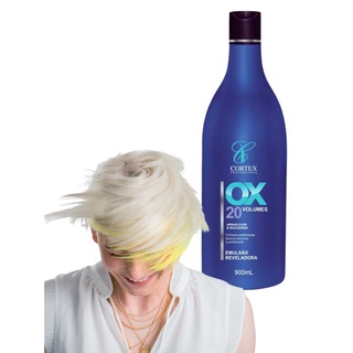 OX 20 Volumes Professional Para Descolorir e Colorir Cabelo 900ml ...