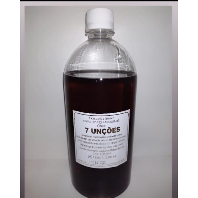 Óleo para unção  - 7 unção 1 Litro