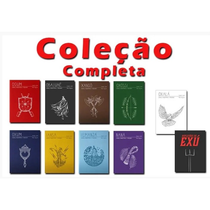 Orixás - Kit Com 9 Livros + Reflexões de Exú em Oferta na Shopee
