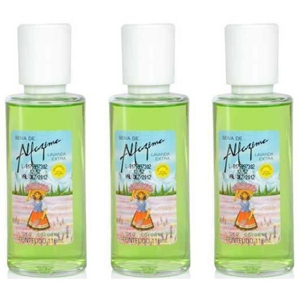 Colônia Seiva de Alfazema Lavanda Extra Original 118mL com 3 Unidades em Oferta na Shopee