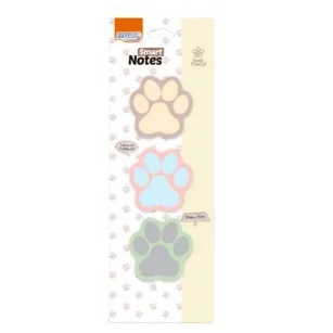 Bloco Adesivo Smart Notes Best Friend Patinhas 3 Blocos BRW