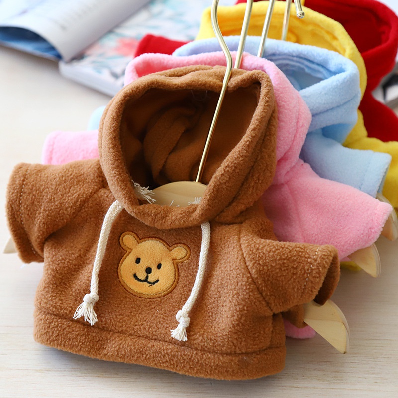 20/30/40 Centímetros Bonecas De Pelúcia Roupas Com Capuz Camisola Brinquedo Aminal Kawaii Acessórios De Vestuário em Oferta na Shopee