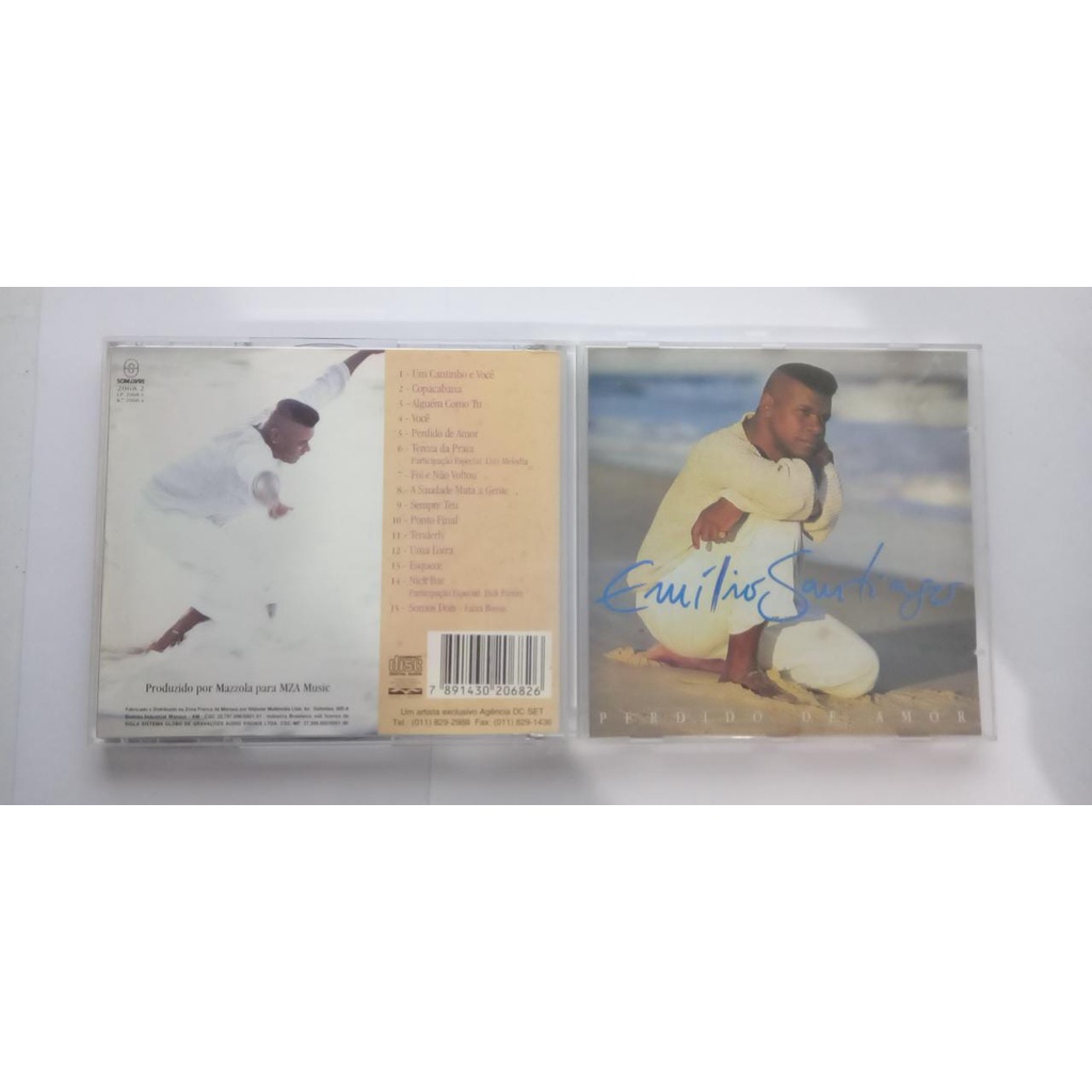 CD Emílio Santiago-Perdido de amor