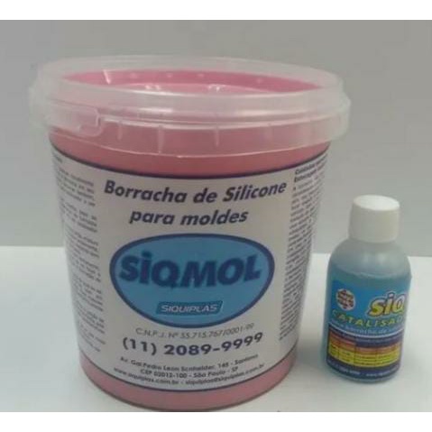 Siqmol 6014 – Borracha de Silicone 1Kg | Shopee Brasil