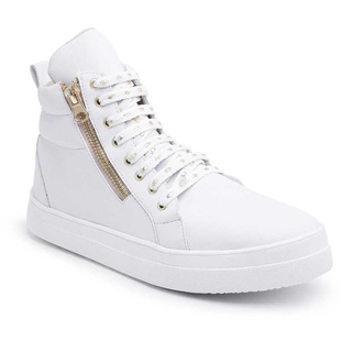 Tênis Cano Alto Feminino Sneaker Botinha Com Cadarço Para Treino Dia A Dia