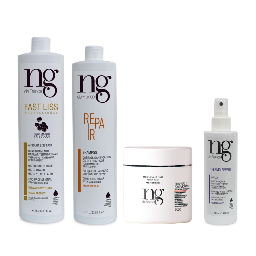 Ng De France Fast Liss Spray Thermo Sh. Repair Máscara Repair