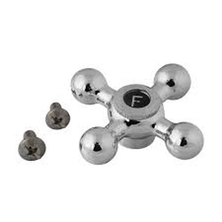 Volante Metal Cromado Para Acabamento De Torneira Ou Registro Cruzeta C33 - Metal em Oferta na Shopee