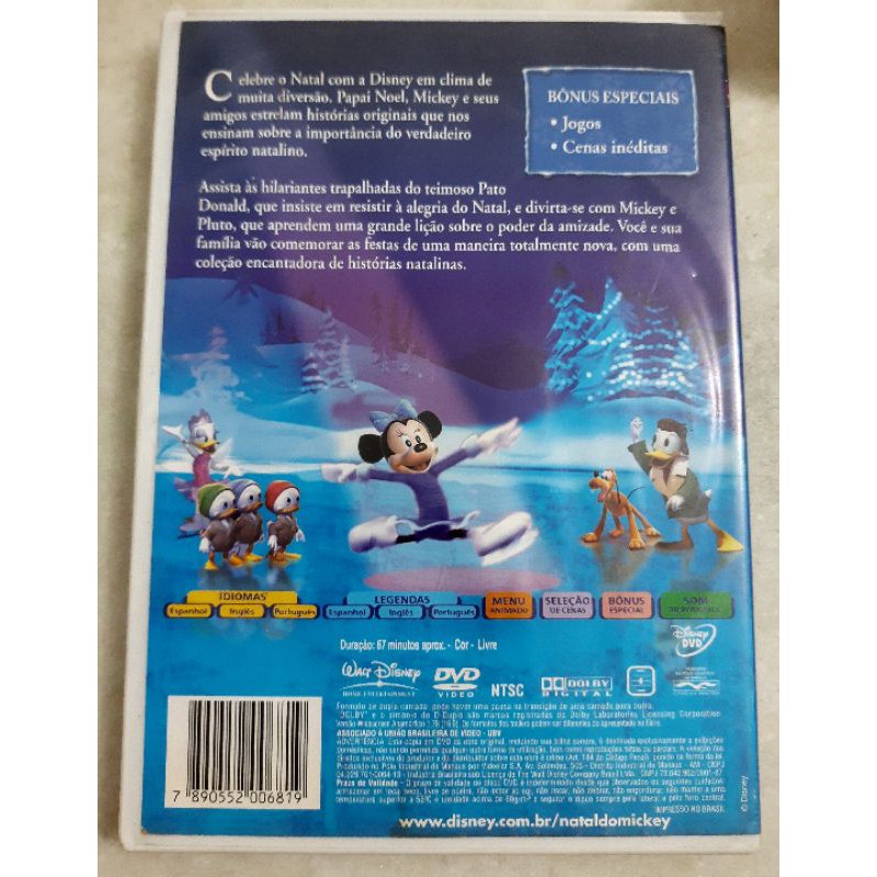 DVD Disney Aconteceu De Novo No Natal do Mickey | Shopee Brasil