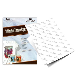 Papel Mecolour A4 Sublimação/Papel Sublimático 100 Folhas Profissional