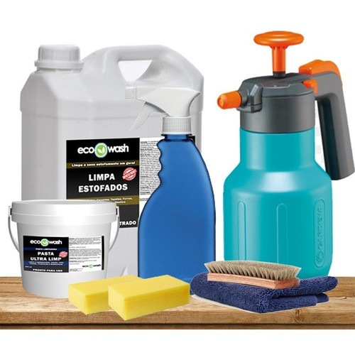 Kit Lava A Seco De Estofados Sofá Colchão, Tapete, Carpete, Teto De Carro, Forro De Porta + Pulverizador Gratis