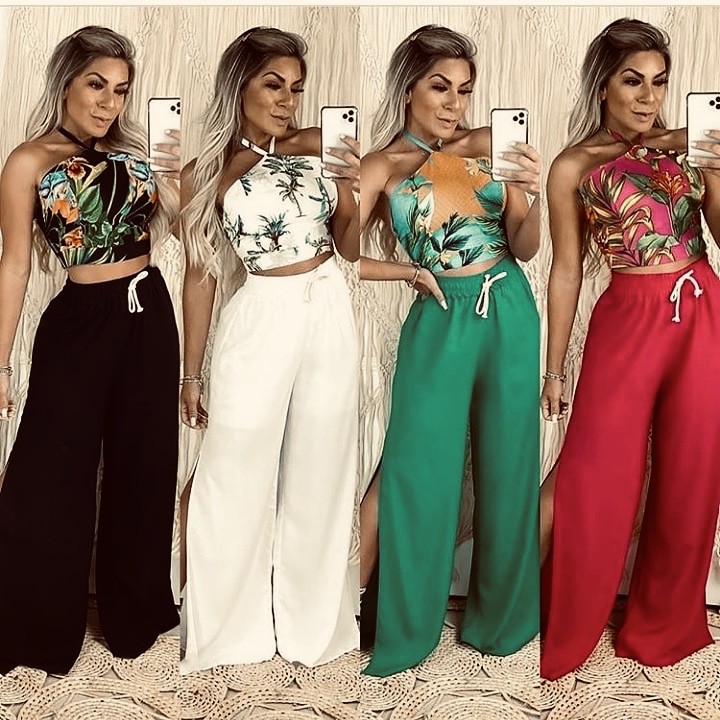 calça flare ou pantalona