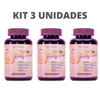 KIT 3 REVIGORA - Colágeno com Acido Hialurônico 500MG