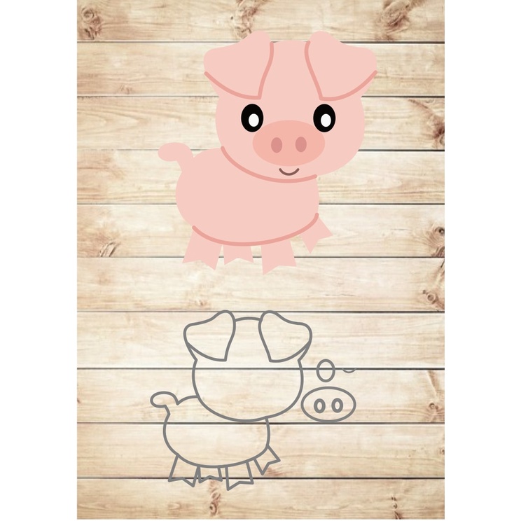 cortador porco corpinho fazendinha Promoção em Oferta na Shopee