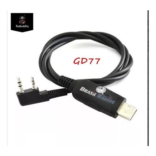 Cabo De Programação Radioddity - Gd77 Com Software