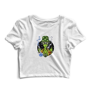 Blusa Feminina Cropped Manga Curta 372