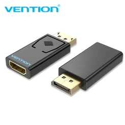 Adaptador/Conversor DP Macho para HDMI Fêmea 1080P Banhado a Ouro com Display Vention