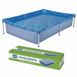 Piscina Infantil Retangular 1000 Litros Mor em Oferta na Shopee