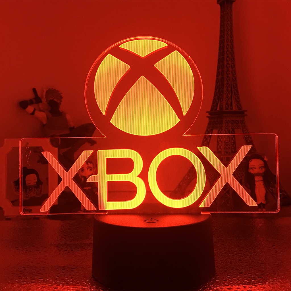 Game XBOX Home Game Lâmpada Led Noturna