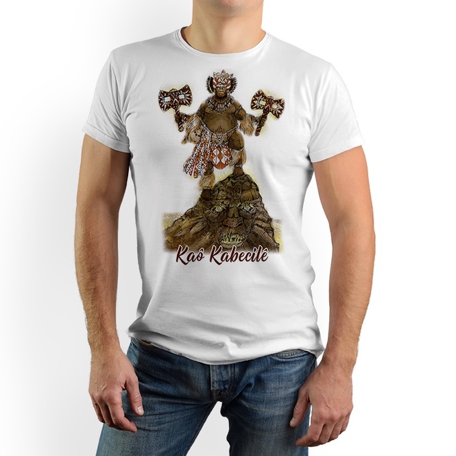 CA485 - Camiseta Personalizada Umbanda Kaô Kabecilê Xangô
