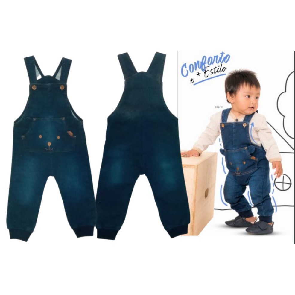 Jardineira Masculina Infantil Bebe Barato Promocao Shopee Brasil