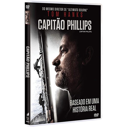 dvd Capitão Phillips (Captain Phillips) Baseado em uma história real Tom Hanks