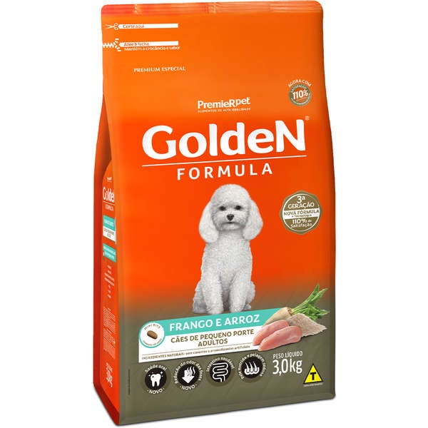 Ração Golden Formula Para Cães Adultos Mini Bits Sabor Frango em Oferta na Shopee
