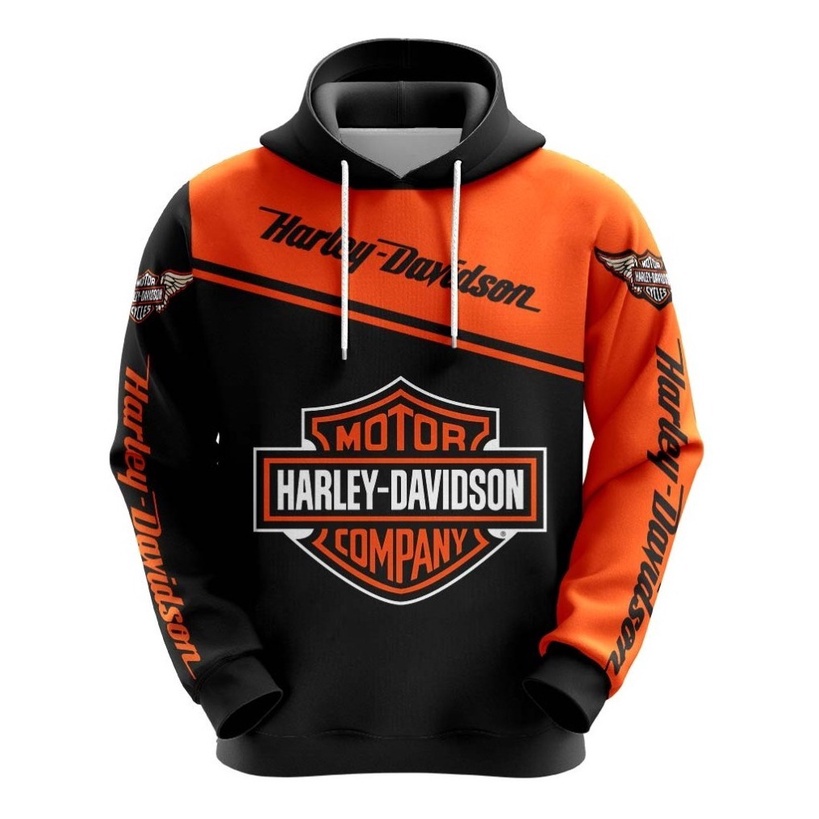 Blusa Moletom Harley Davidson Motociclismo Casaco De Frio M2 | Shopee ...