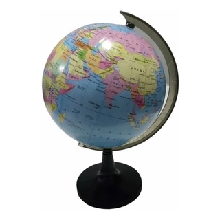 Globo Terrestre Político Mapa Mundi - Total 22cm Giratorio
