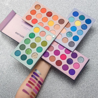 Paleta De Sombras Beauty Glazed Com 60 Cores / 4 Camadas Peroladas / Fosca / Pó Molhado | BEAUTY GLAZED 60 Colors 4 Layers Pearly Matte Wet Powder Makeup Eyeshadow Palette