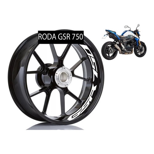 Adesivo Premium Roda Moto Suzuki Gsr750 Gsr 750