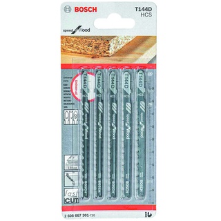 Lâmina Tico-Tico Bosch 76mm p/ Madeira 5-6 Dentes 5 Peças Speed for Wood T144D em Oferta na Shopee