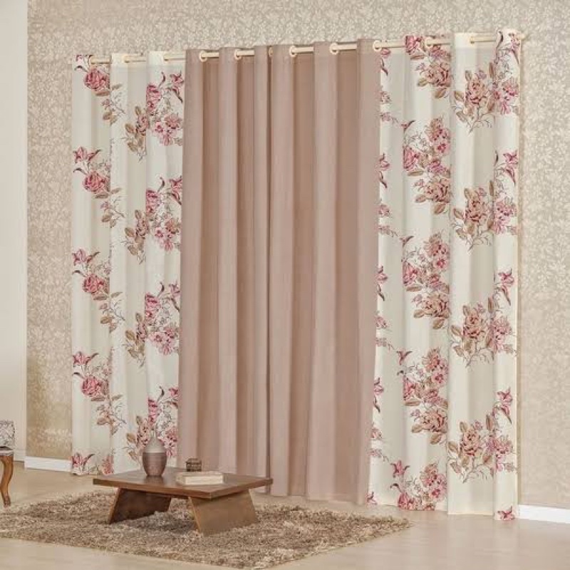 cortina de janela em oxford 3.00x1.80 mista em Oferta na Shopee