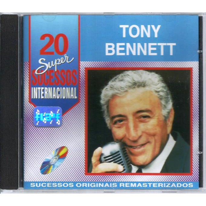 1238 Mcd- Cd Original 1994- Tony Bennett- 20 Super Sucessos Internacional- ‎Música pop tradicional, Jazz