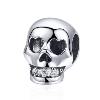 BAMOER Skull Charm 925 Silver Bracelet Accessories SCC965
