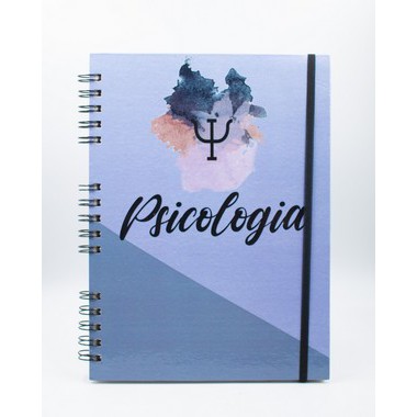 Caderno de profissão Psicologia/Capa Colorida.