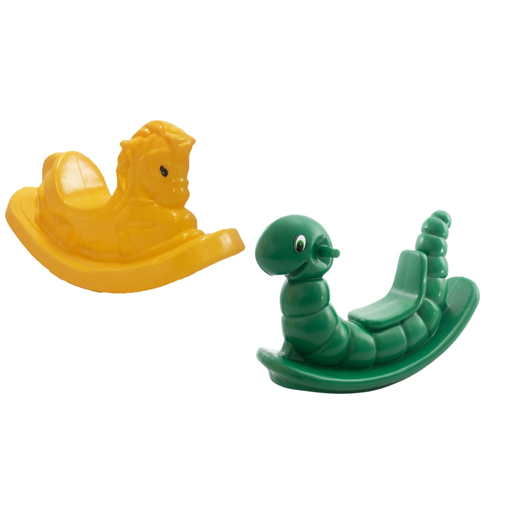 Conjunto Infantil Gangorra Upa Cavalinho+ Gangorra Centopéia- Kit Playground - Brinquedos Valentina Brinquedos