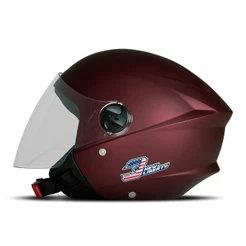 Capacete Aberto Barato Pro Tork Liberty 3 Tree Elite Vinho Proteção Motoqueiros 56 58 60 Sem Genero