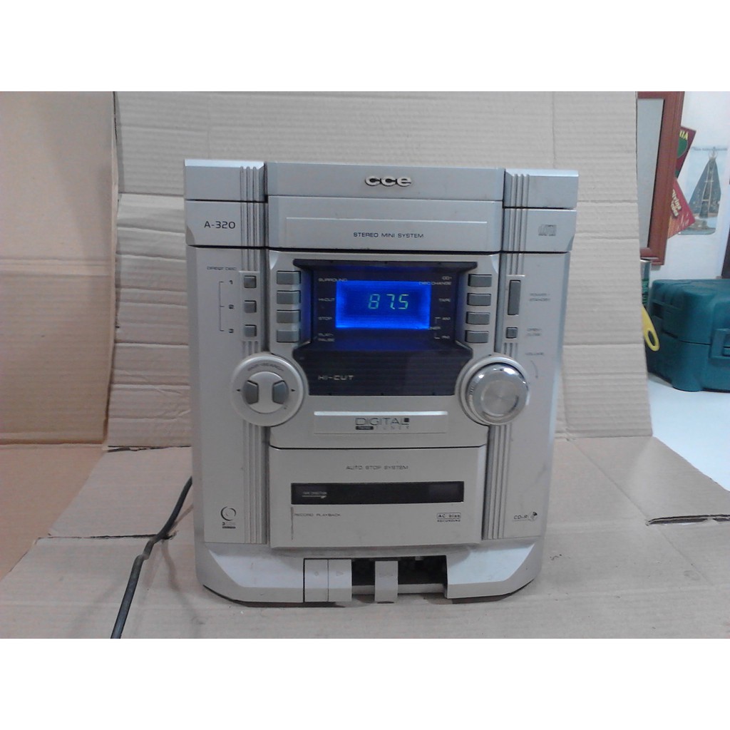 Placa Do Painel Frontal Som Cce A-320