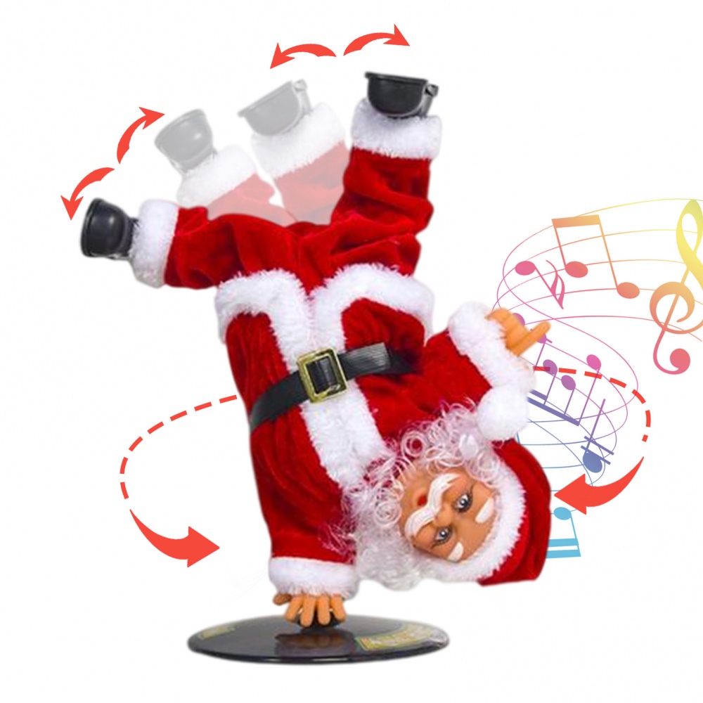 Cantando Papai Noel Dançando Rua Hip Hop Brinquedos Invertidos Boneca De  Natal Elétrica Musical Decoração De Pelúcia | Shopee Brasil