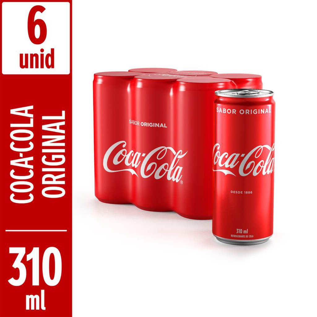 Refrigerante Coca Cola Lata Ml Unidades Shopee Brasil