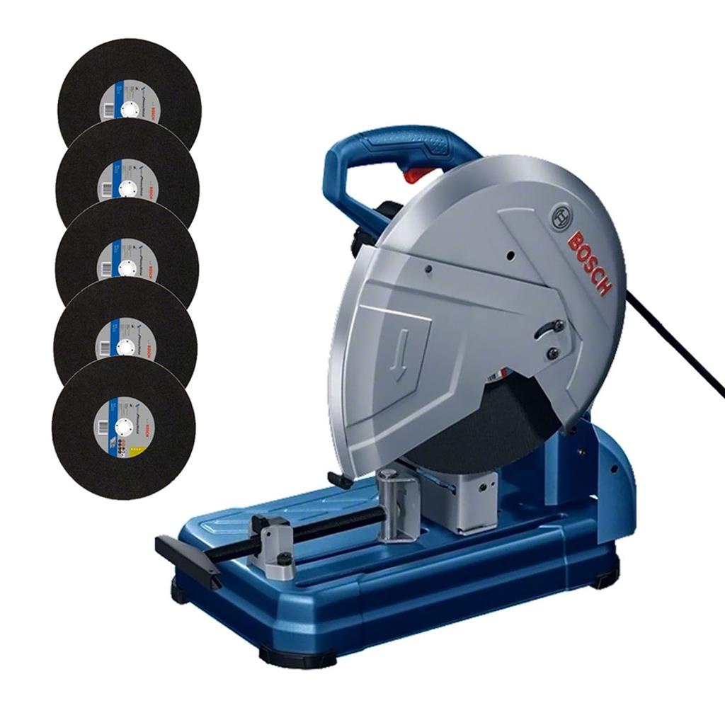 Serra Policorte GCO 14-24 Bosch 2400W 14" com 5 Discos - Home & Living