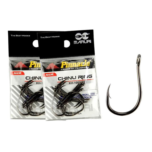 Anzol Pinnacle Chinu Ring Black - Varias Medidas