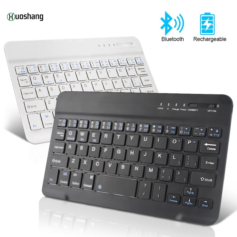 {Hs} Teclado Pequeno Universal Sem Fio Bluetooth para Tablet/Ipad