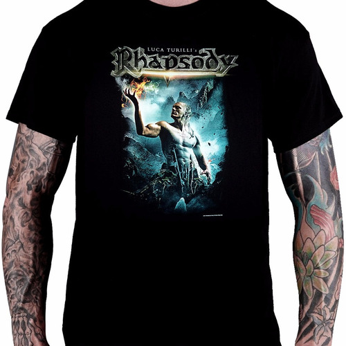 Camiseta Luca Turillis Rhapsody (preta)