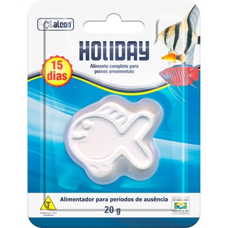 Alimento Completo para Peixes Ornamentais Alcon Holiday 15 dias