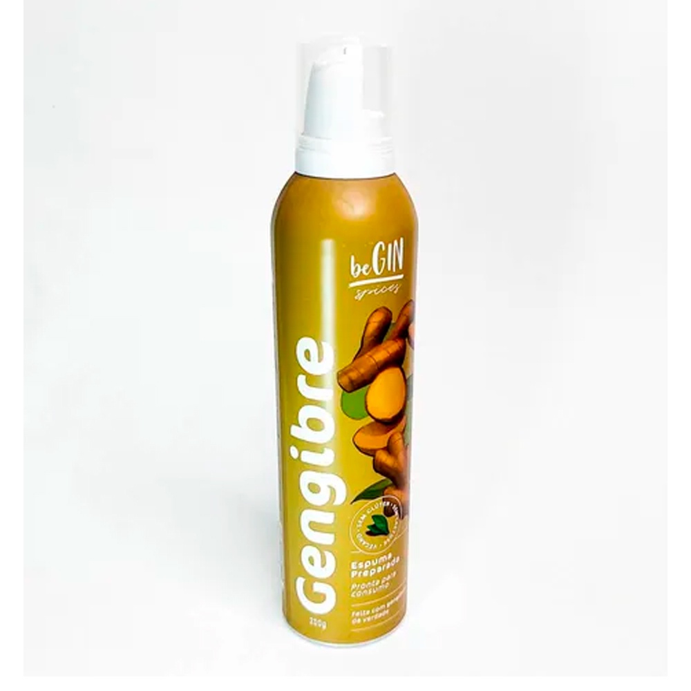 Espuma De Gengibre Para Moscow Mule, Gin, Coquetéis e Sobremesas em Spray - BeGin 200g