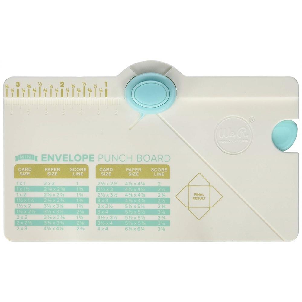 Base Com Furadores e Vinco para Criação de Mini Envelopes We R em Oferta na Shopee