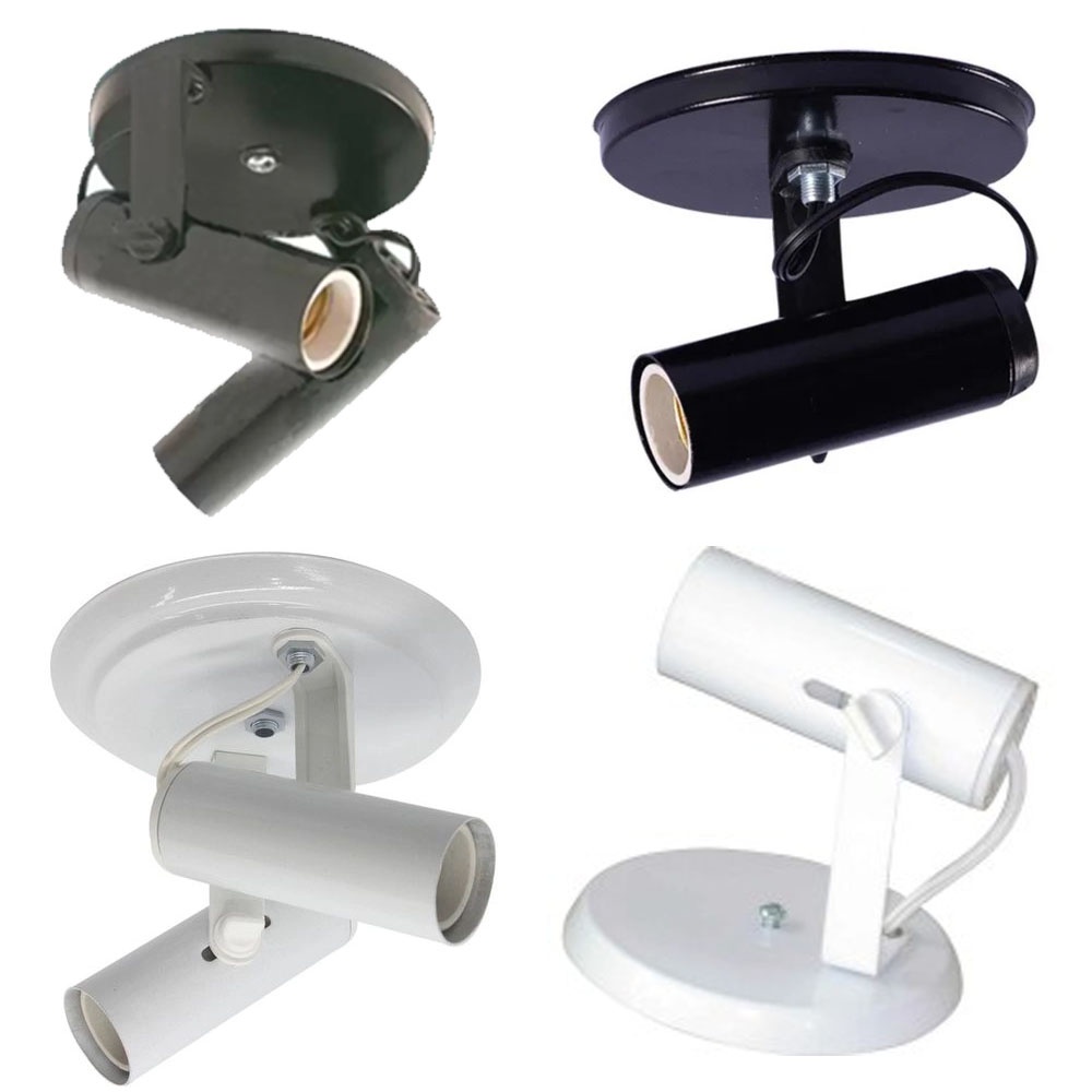 Luminaria Spot Sobrepor Teto Duplo 2 Lampadas Led E27 Par20 Escorrega o Preço