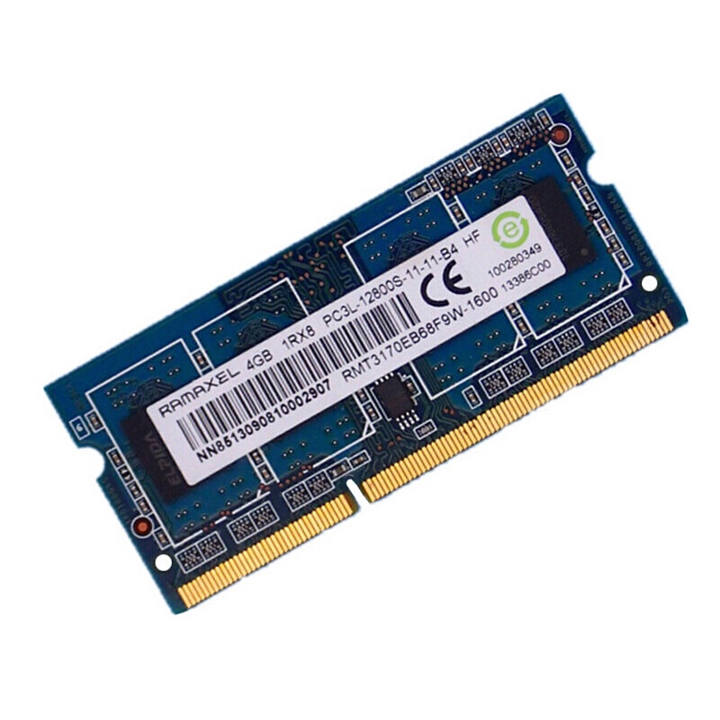 Ramaxel DDR3 RAM Laptop 2GB 4GB 8GB 1066/1333/1600MHz SODIMM Memory DDR3L  PC3L-12800S | Shopee Brasil